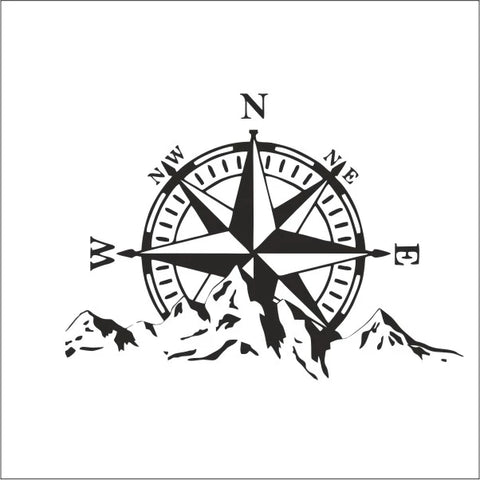 aufkleber-kompass