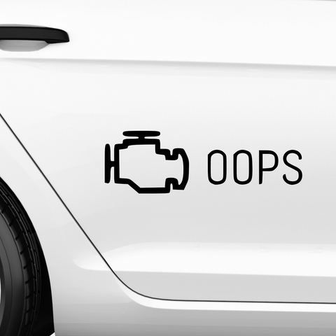 00PS JDM Aufkleber - Beispielansicht