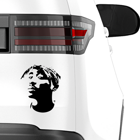 2Pac Bandana 2 Aufkleber - Beispielansicht