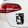 2Pac Bandana 3 Aufkleber - Beispielansicht