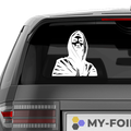 2Pac Hoddie Aufkleber - Beispielansicht
