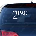 2Pac Schriftzug Old Aufkleber - Beispielansicht