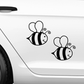 2 Bienen Aufkleber - Beispielansicht