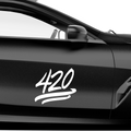 420 underline Aufkleber - Beispielansicht