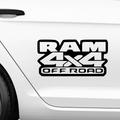 4x4 Off Road Ram Aufkleber - Beispielansicht