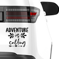 Adventure is calling Aufkleber - Beispielansicht