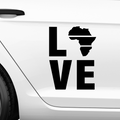 Afrika Love Aufkleber 4 - Beispielansicht