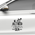 All i need Vitamin Sea Aufkleber - Beispielansicht