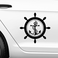 Anker Steuerrad Aufkleber - Beispielansicht