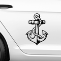 Anker mit Seil gezeichnet Aufkleber - Beispielansicht