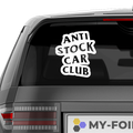 Anti Stock Car Club Aufkleber - Beispielansicht