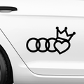 Audi King Aufkleber - Beispielansicht