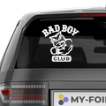 Bad Boy Club Aufkleber - Beispielansicht