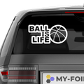 Ball is life Aufkleber Nr. 2 - Beispielansicht