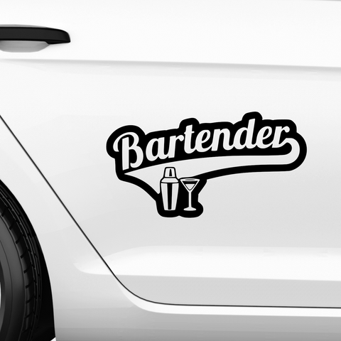Bartender Aufkleber 4 - Beispielansicht