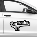 Bartender Aufkleber 4 - Beispielansicht