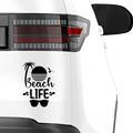 Beach Life Aufkleber Nr 2 - Beispielansicht