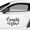 Beach crew Aufkleber - Beispielansicht