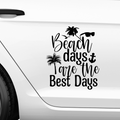 Beach days are the best days Aufkleber - Beispielansicht