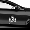 Beach junkie Aufkleber - Beispielansicht
