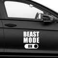 Beats Mode On Aufkleber - Beispielansicht