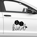 Bee Kind 6 Aufkleber 2. - Beispielansicht