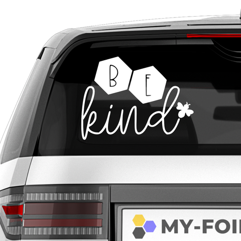 Bee Kind 6 Aufkleber 2. - Beispielansicht