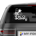 Bee Sassy Aufkleber 2. - Beispielansicht