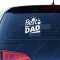 Best Dad Aufkleber Nr 2 - Beispielansicht