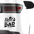 Best Dad Aufkleber Nr 2 - Beispielansicht