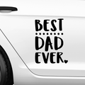 Best Dad ever Aufkleber Nr 3 - Beispielansicht