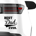Best Dad ever Aufkleber Nr 4 - Beispielansicht
