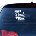 Best Dad ever Aufkleber Nr 4 - Beispielansicht