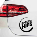 Bigger Hips Burger King Fakelogo Aufkleber - Beispielansicht