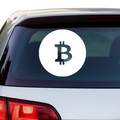 Bitcoin Emblem Nr.2 Aufkleber - Beispielansicht