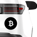 Bitcoin Emblem Nr.2 Aufkleber - Beispielansicht