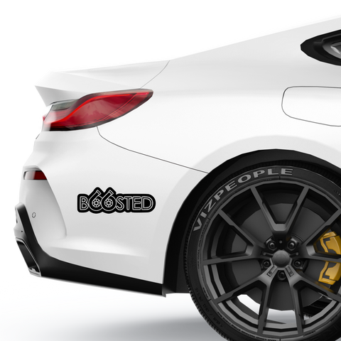 Boosted Aufkleber - Beispielansicht