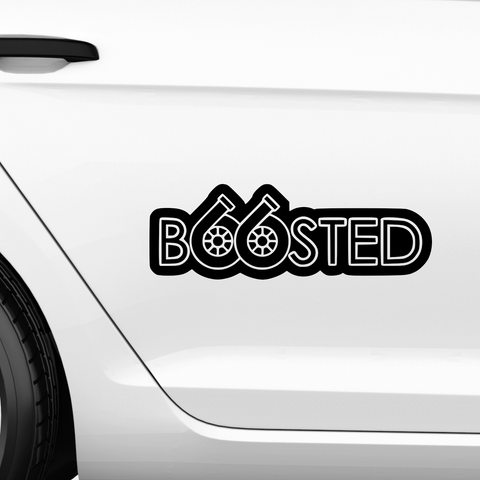 Boosted Aufkleber - Beispielansicht