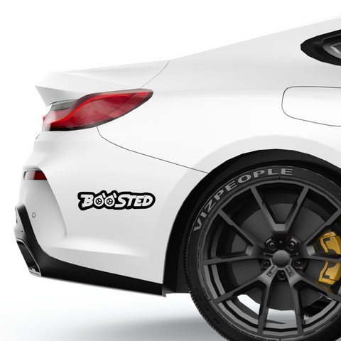 Boosted Turbo Aufkleber - Beispielansicht