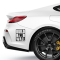 Build the Wall Aufkleber - Beispielansicht