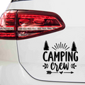 Camping Crew Aufkleber - Beispielansicht