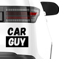 Car Guy Aufkleber - Beispielansicht