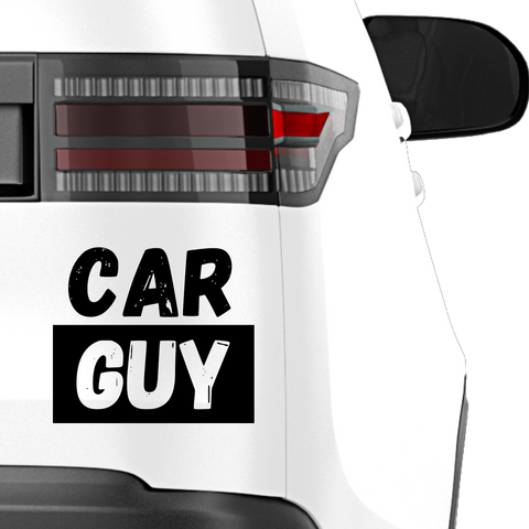 Car Guy Aufkleber - Beispielansicht