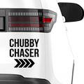 Chubby Chaser Aufkleber - Beispielansicht