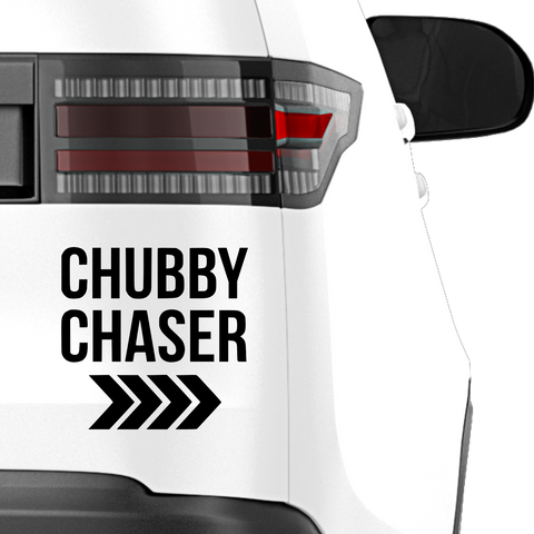 Chubby Chaser Aufkleber - Beispielansicht