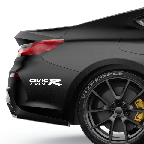 Civic Type R Schriftzug - Beispielansicht
