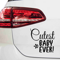 Cutest Baby ever Aufkleber - Beispielansicht