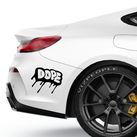 DOPE Artwork JDM Aufkleber - Beispielansicht