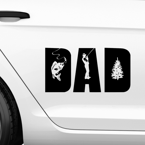 Dad Aufkleber - Beispielansicht
