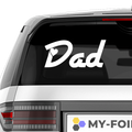 Dad Aufkleber - Beispielansicht